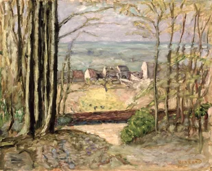 Edge of the Forest, c.1919 (óleo sobre tabla)