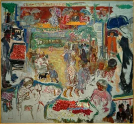 Gran decoración, escena de calle