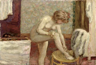En el lavadero, 1907