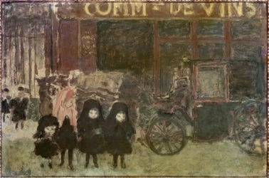El carruaje o El comercio de vinos o La salida de la escuela