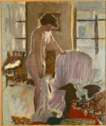 Desnudo en un interior