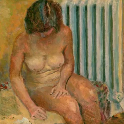 Desnudo junto al radiador, 1928