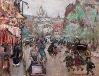 Paisaje parisino o Les Batignolles