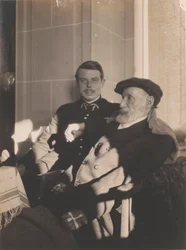 Pierre-Auguste y Jean Renoir, c. 1916