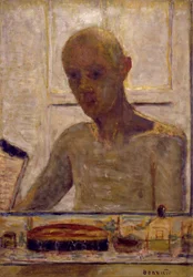 Autorretrato en un espejo de afeitar, 1935
