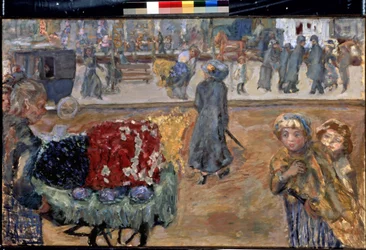 Soir a Paris (Atardecer en París). Pintura de Pierre Bonnard (1867-1947)
