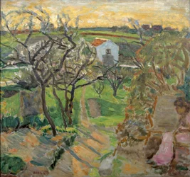 Atardecer de primavera, 1909
