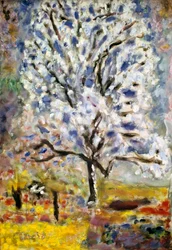 El almendro en flor, 1947