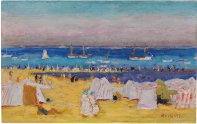 La playa (Arachon), c.1922
