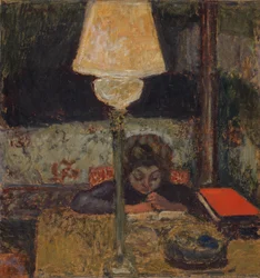 La lámpara de aceite, c.1898-1900