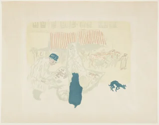 El vendedor de verduras, c. 1897 (publicado 1899)