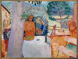 La terraza de Vernon (pintura sobre lienzo)
