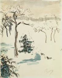 Paisaje Invernal, 1910