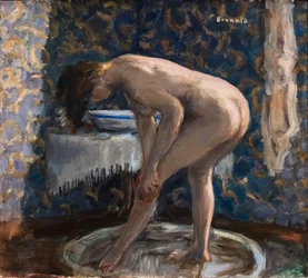 Mujer con bañera