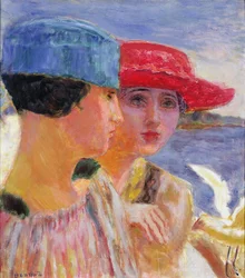 Jóvenes con una Gaviota, 1917