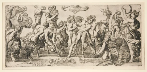 Baco y su séquito