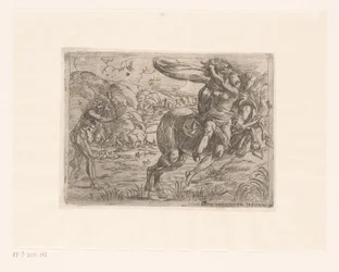 Hércules rescata a Deïanira de Nessus