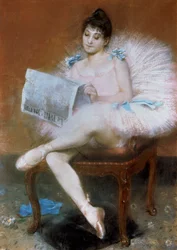 Bailarina sentada, 1890