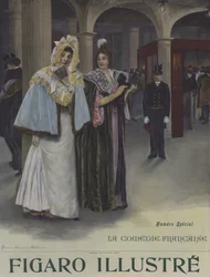Un Día de Suscripción en la Comédie-Française. Portada de Le Figaro Illustré, junio de 1897