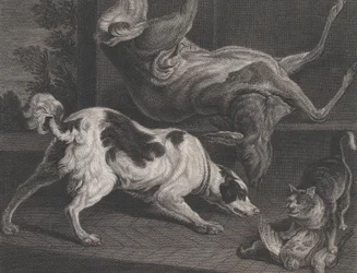 Perros y Naturaleza Muerta, 1778
