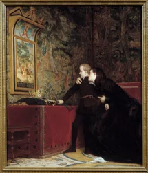 El Duque de Guisa (1550-1588) jura vengar a su padre asesinado. Anne d