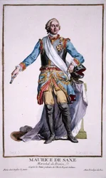 Mauricio de Sajonia (1696-1750) de 