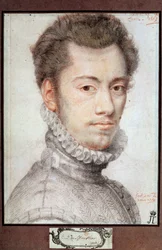 Retrato de Etienne Dumoustier, c. 1570