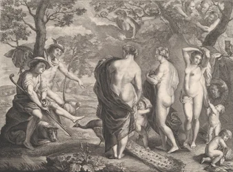 El juicio de Paris, 1750