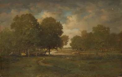 Un río en un prado