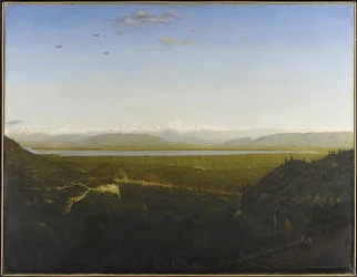 Vista del Mont Blanc, vista desde La Faucille, c.1865