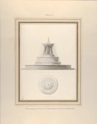 Proyecto para una Fuente para La Place Louis XV, ca. 1806