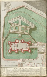 Plan de la Bastilla, 1792