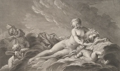 Venus dando néctar a Cupido