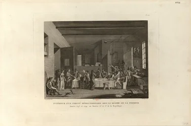 Dentro de un Comité Revolucionario durante el Reinado del Terror, 1802