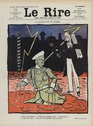 Revolución en Rusia. Ilustración para Le Rire