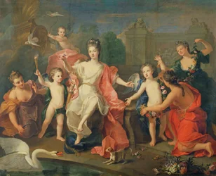 La Duquesa de Borgoña y sus Hijos
