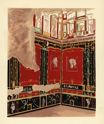 Exedra en la Casa de los Vetti, Pompeya