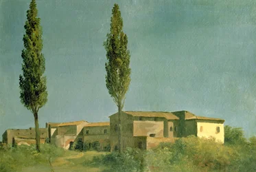 En la Villa Farnese: Los dos álamos, c.1777