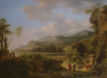 Cicerón descubriendo la tumba de Arquímedes, 1787