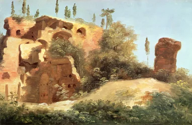 Ruinas en la Villa Farnese