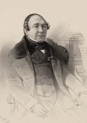 Retrato del cantante de ópera Louis Antoine Eléonore Ponchard 1787-1866, 1850