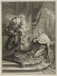 Retrato de Louis de la Vergne de Tressan, conde de Lyon, arzobispo de Ruán