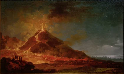 La erupción del Vesubio el 14 de mayo de 1771