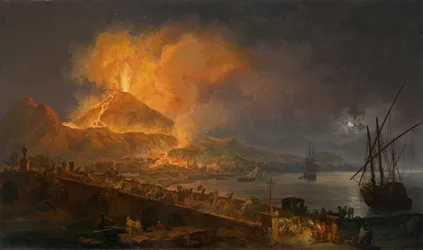 La erupción del Vesubio, 1777