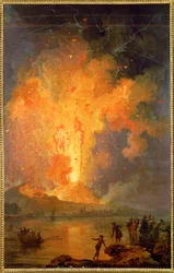 La erupción del Vesubio