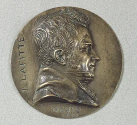 Medallón con un retrato de Jacques Lafitte (1767-1844) 1830