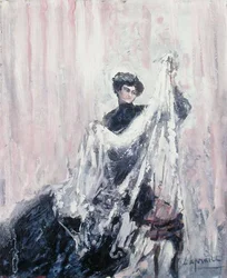 Mujer de negro, c.1900