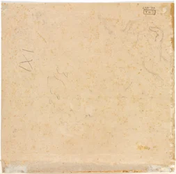 Boceto de una mano (verso)