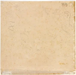 Boceto de una mano, 1700s