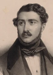 Retrato del compositor Théodore Labarre 1805-1870